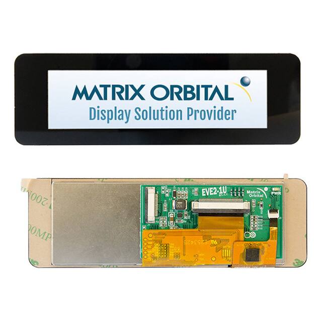 EVE2-38G-BLH-TPC Matrix Orbital  Modules d'affichage - LCD OLED Graphic